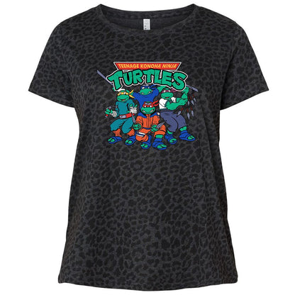 Ladies Curvy Jersey - GTM2TKMW - Black Leopard - 11