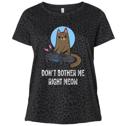 Ladies Curvy Jersey - D62G4C2W - Black Leopard - 11