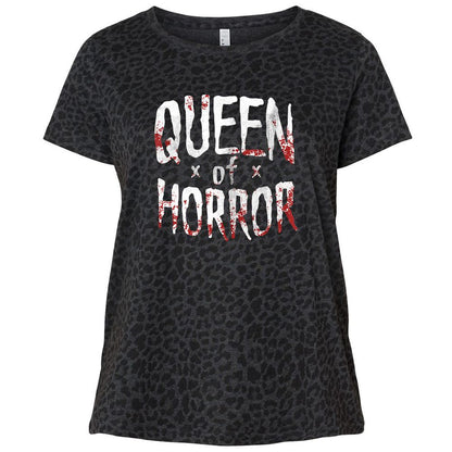 Ladies Curvy Jersey - NTM7XFPE - Black Leopard - 11