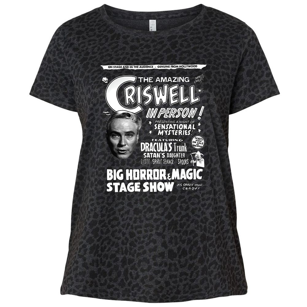 Ladies Curvy Jersey - 8GWVEZHP - Black Leopard - 11