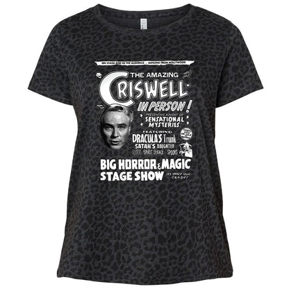 Ladies Curvy Jersey - 8GWVEZHP - Black Leopard - 11