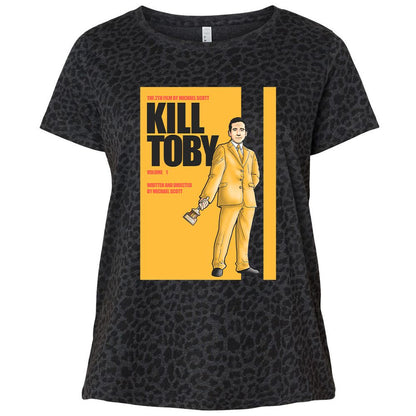 Ladies Curvy Jersey - G4H3TVUR - Black Leopard - 11