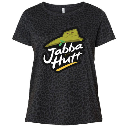 Ladies Curvy Jersey - AZH92TS2 - Black Leopard - 11