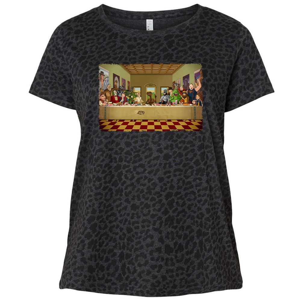 Ladies Curvy Jersey - W925JJ8M - Black Leopard - 11