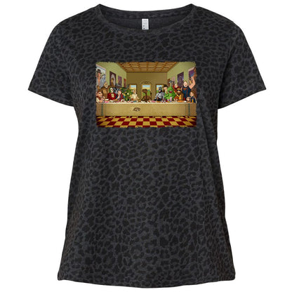 Ladies Curvy Jersey - W925JJ8M - Black Leopard - 11