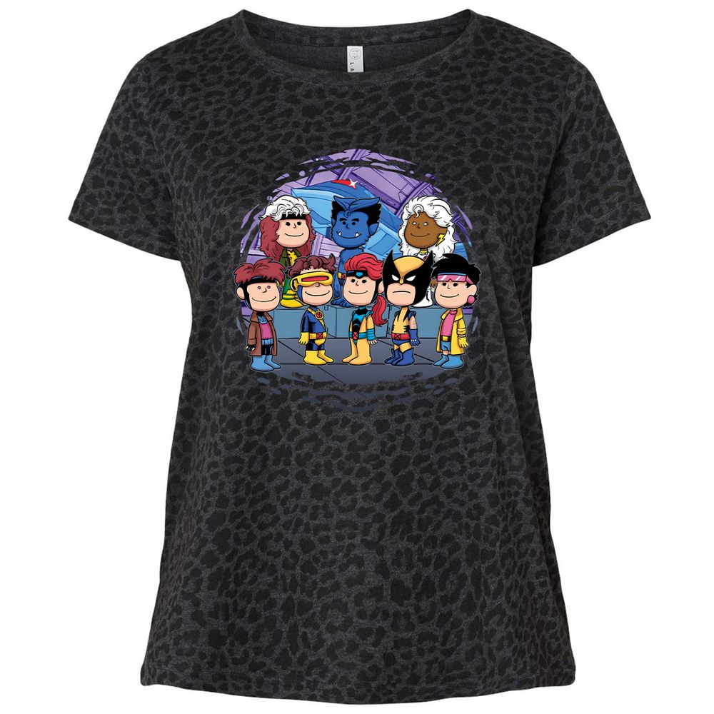 Ladies Curvy Jersey - MS1F6U1H - Black Leopard - 11