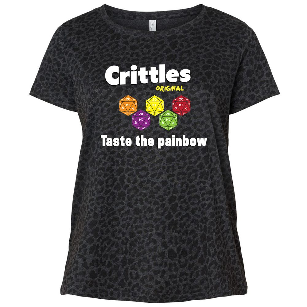 Ladies Curvy Jersey - 8X8JRT3V - Black Leopard - 11