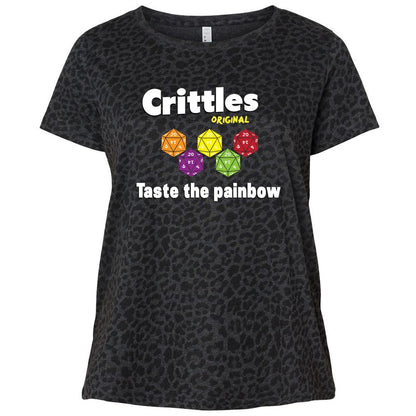 Ladies Curvy Jersey - 8X8JRT3V - Black Leopard - 11