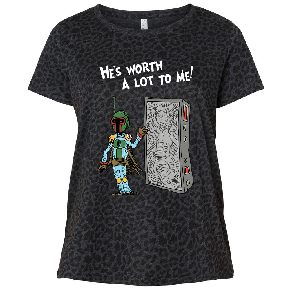 Ladies Curvy Jersey - C4XWEPAL - Black Leopard - 11