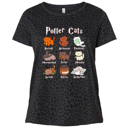 Ladies Curvy Jersey - U1G2G514 - Black Leopard - 11