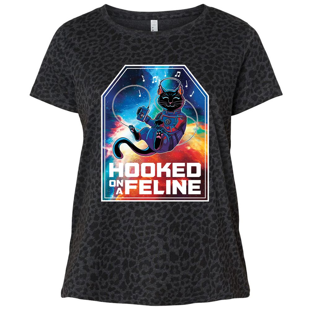 Ladies Curvy Jersey - X8GQ22J3 - Black Leopard - 11