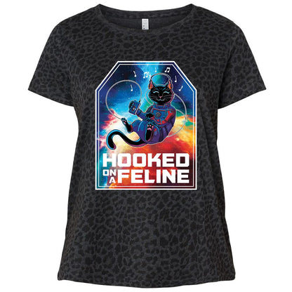 Ladies Curvy Jersey - X8GQ22J3 - Black Leopard - 11