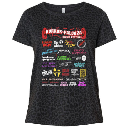 Ladies Curvy Jersey - 8J23UJCG - Black Leopard - 11