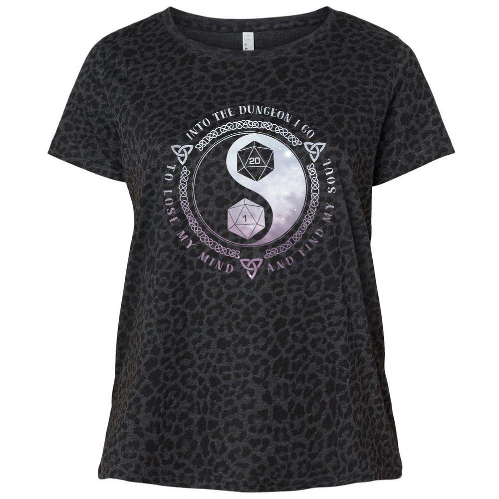 Ladies Curvy Jersey - GKKT5F8L - Black Leopard - 11