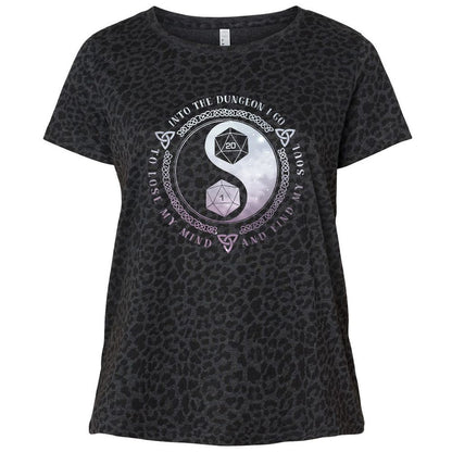 Ladies Curvy Jersey - GKKT5F8L - Black Leopard - 11