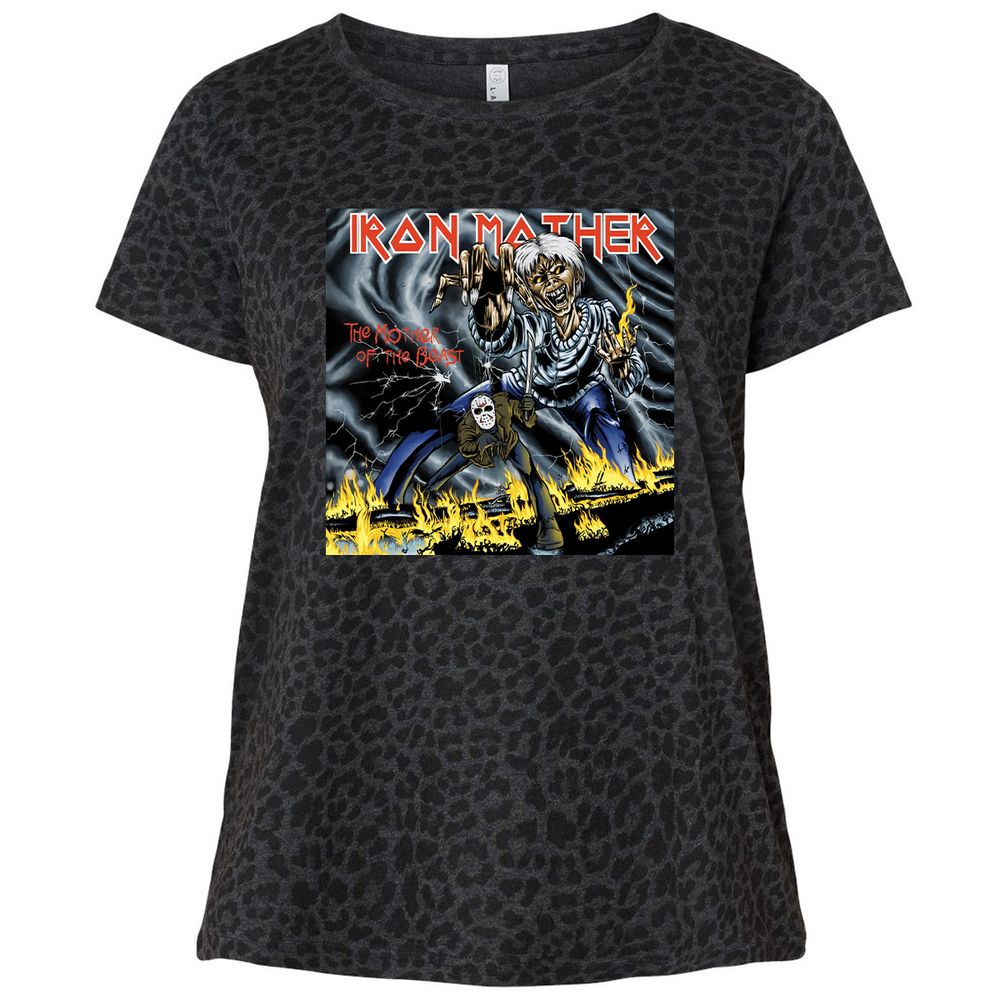 Ladies Curvy Jersey - ME21YYR7 - Black Leopard - 11