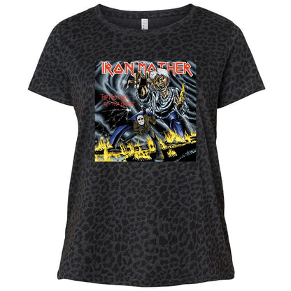 Ladies Curvy Jersey - ME21YYR7 - Black Leopard - 11