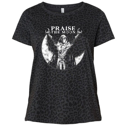 Ladies Curvy Jersey - R42MRVMS - Black Leopard - 11