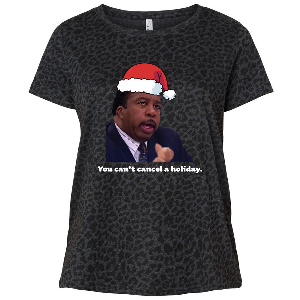 Ladies Curvy Jersey - TE6ZCH6U - Black Leopard - 11