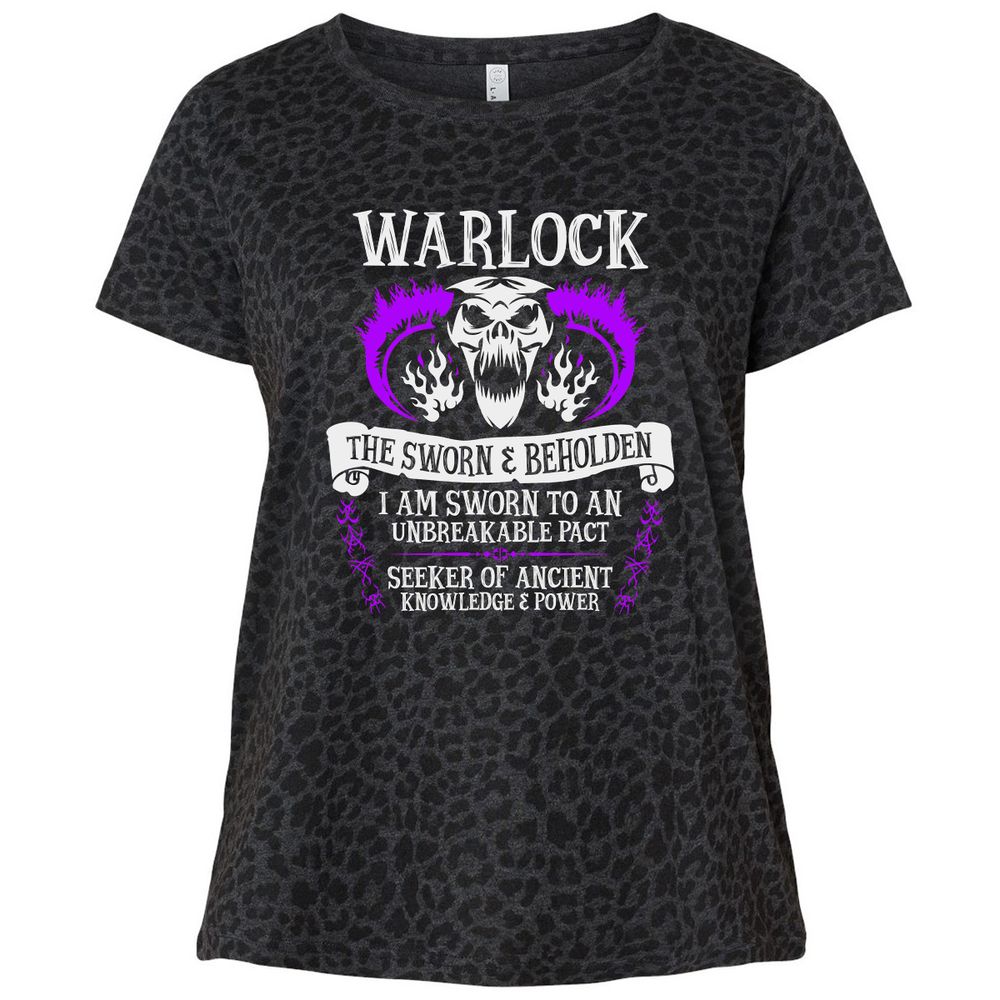 Ladies Curvy Jersey - SUPP8DHQ - Black Leopard - 11