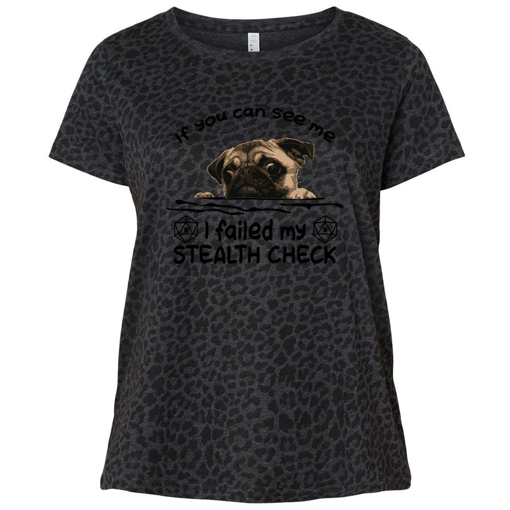 Ladies Curvy Jersey - RWXRK3DF - Black Leopard - 11