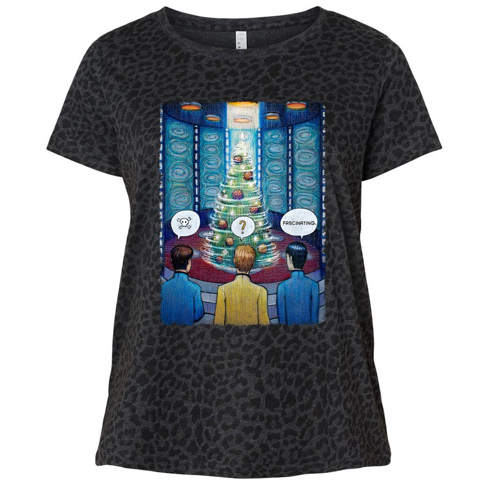 Ladies Curvy Jersey - JMAR821X - Black Leopard - 11