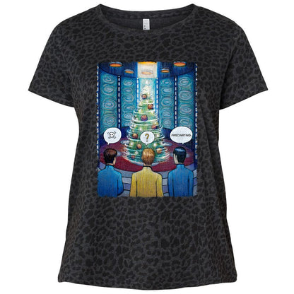 Ladies Curvy Jersey - JMAR821X - Black Leopard - 11