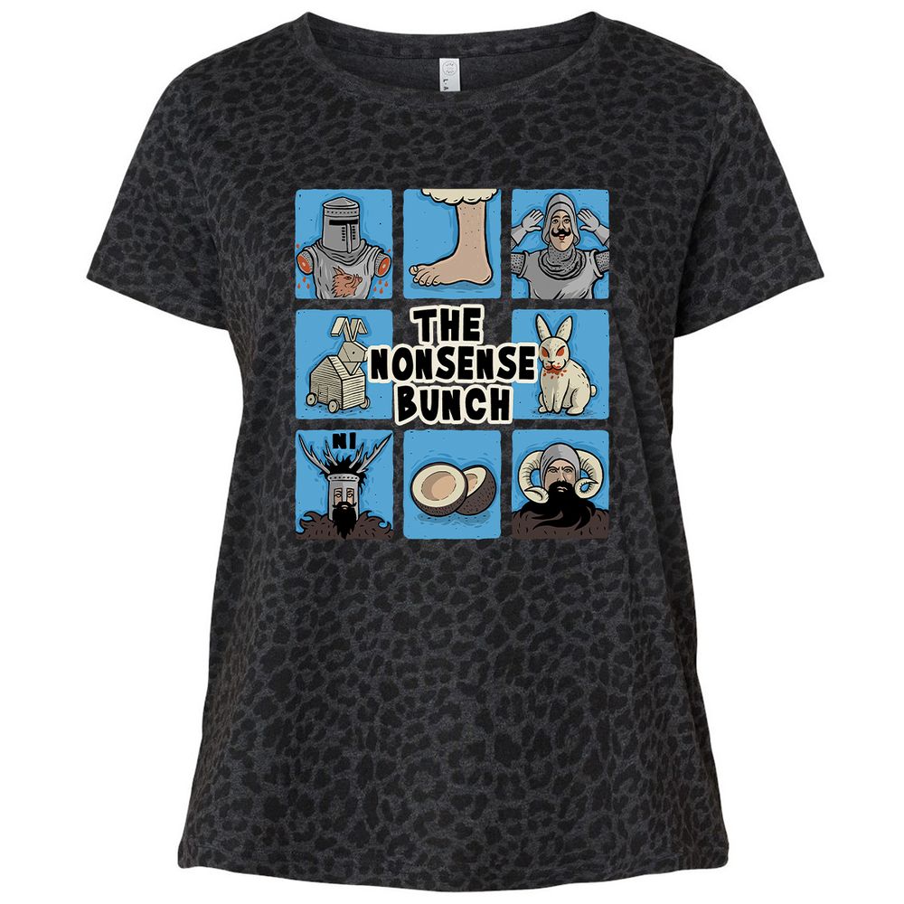 Ladies Curvy Jersey - HEU9F2VU - Black Leopard - 11