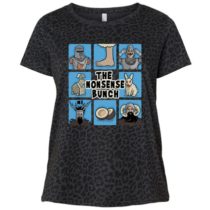 Ladies Curvy Jersey - HEU9F2VU - Black Leopard - 11