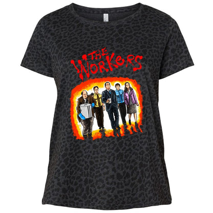 Ladies Curvy Jersey - W25GWK6R - Black Leopard - 11