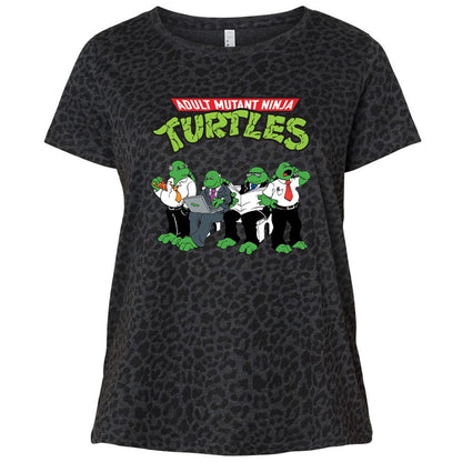 Ladies Curvy Jersey - 7YCZK5W6 - Black Leopard - 11