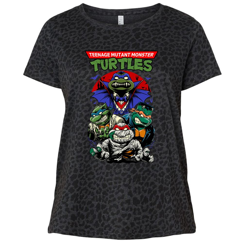 Ladies Curvy Jersey - J3FLZ7KL - Black Leopard - 11