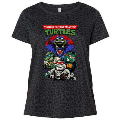 Ladies Curvy Jersey - J3FLZ7KL - Black Leopard - 11