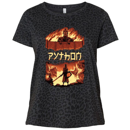 Ladies Curvy Jersey - V155SMJ9 - Black Leopard - 11