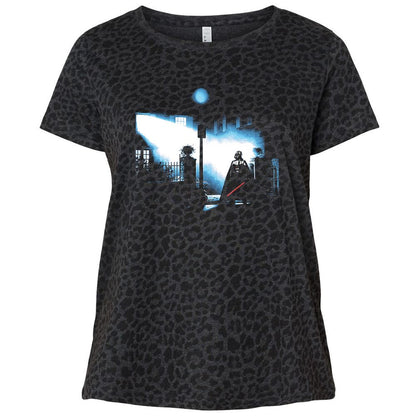 Ladies Curvy Jersey - Z6AQ1PXD - Black Leopard - 11