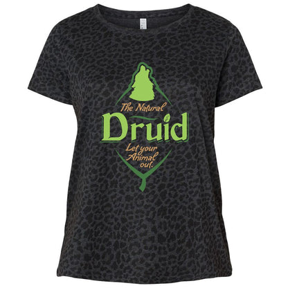 Ladies Curvy Jersey - 1PUWFDK3 - Black Leopard - 11