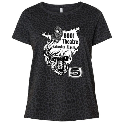 Ladies Curvy Jersey - ZK3JJX1C - Black Leopard - 11