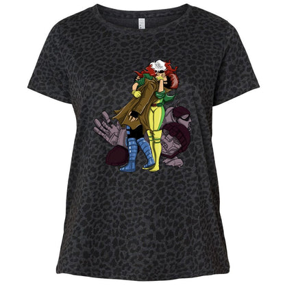 Ladies Curvy Jersey - WPA2A829 - Black Leopard - 11