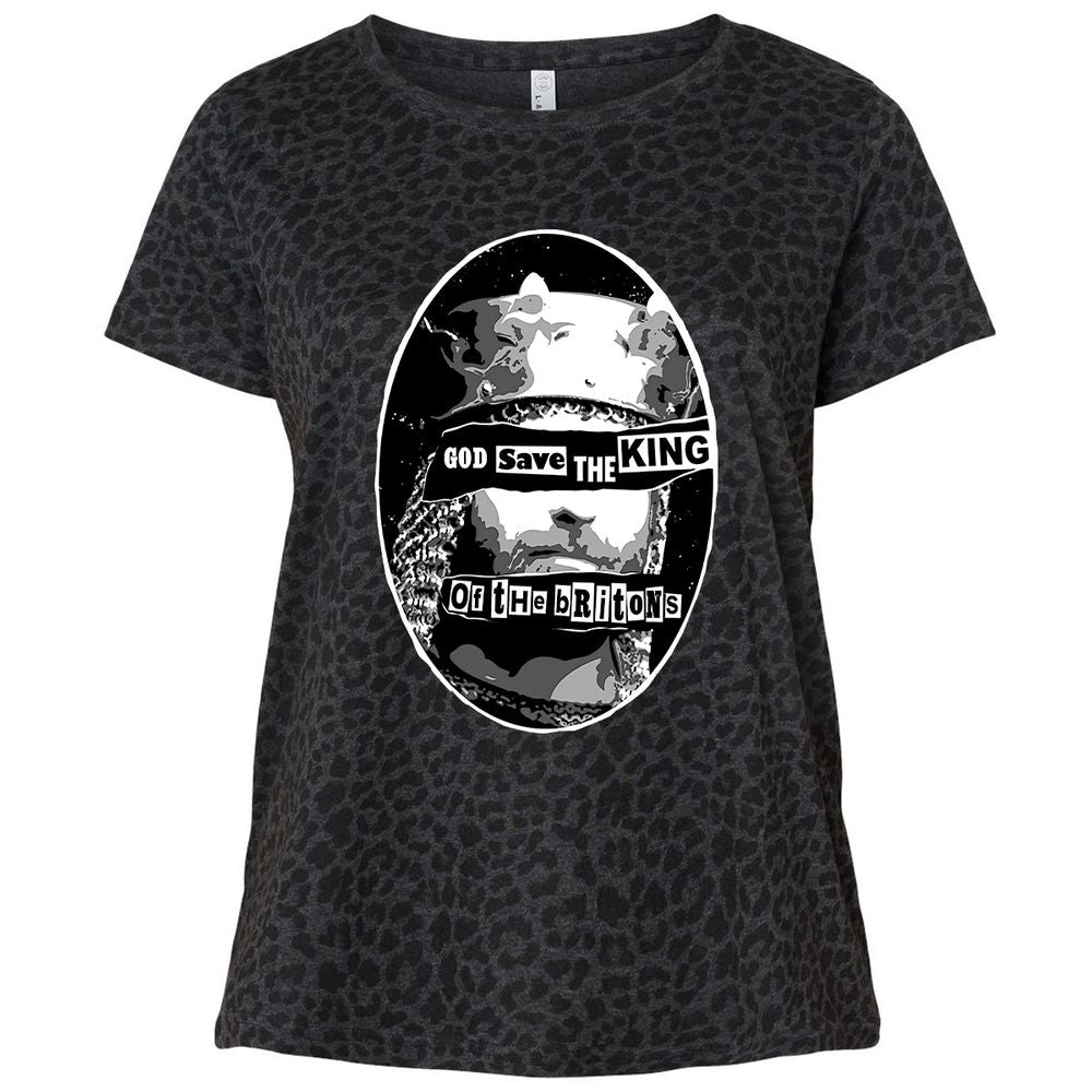 Ladies Curvy Jersey - AM96DJAZ - Black Leopard - 11