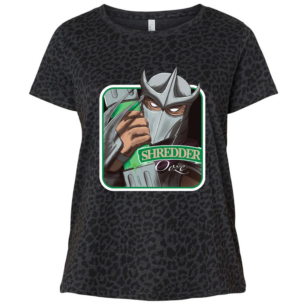 Ladies Curvy Jersey - ALR2T3KB - Black Leopard - 11