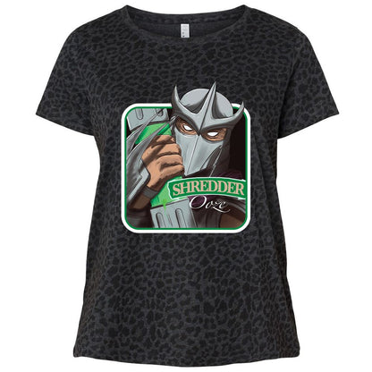 Ladies Curvy Jersey - ALR2T3KB - Black Leopard - 11