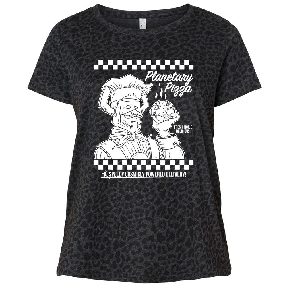 Ladies Curvy Jersey - JWL2XSQ4 - Black Leopard - 11