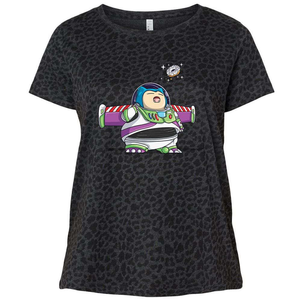 Ladies Curvy Jersey - 552XUJ7P - Black Leopard - 11