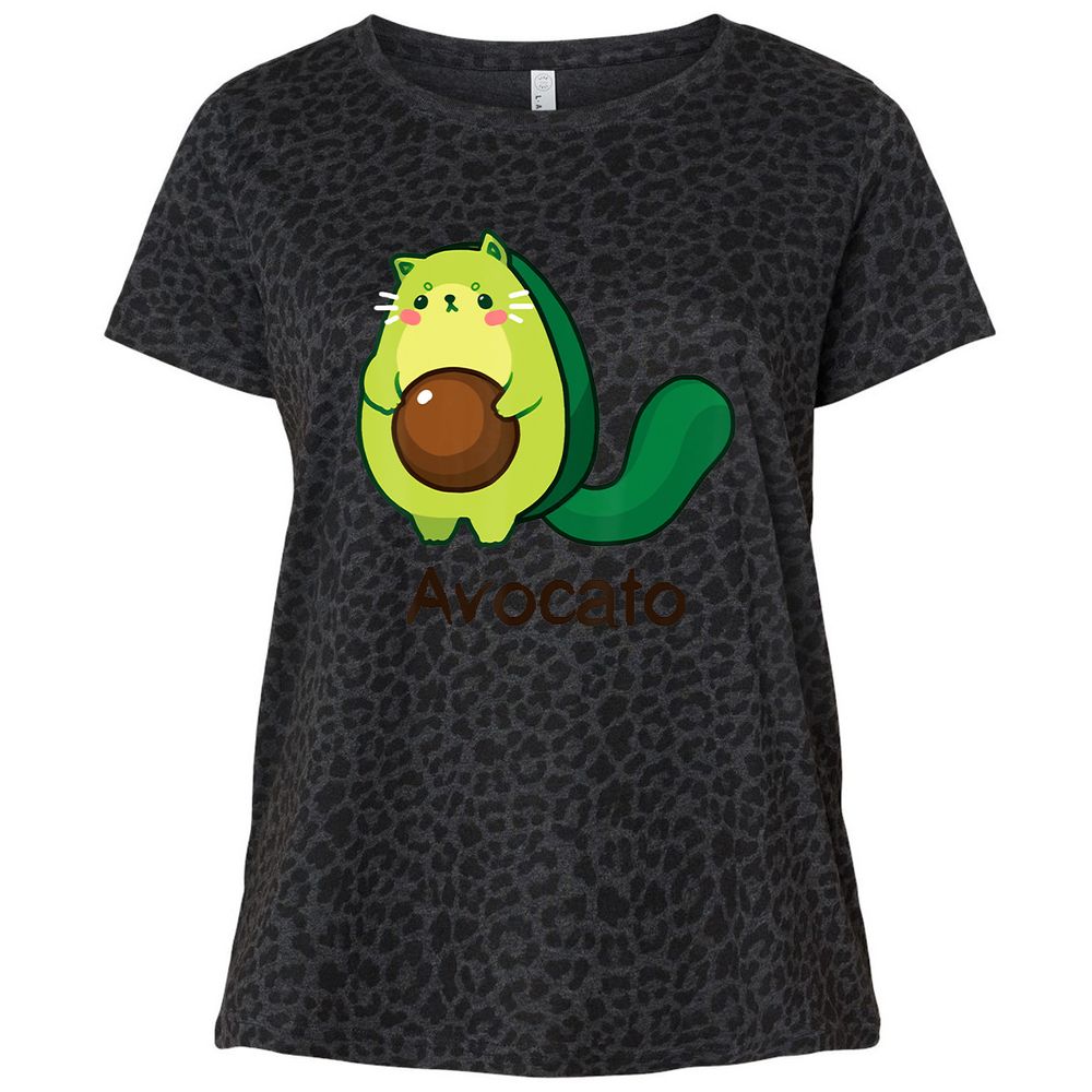 Ladies Curvy Jersey - A83SSK2Z - Black Leopard - 11