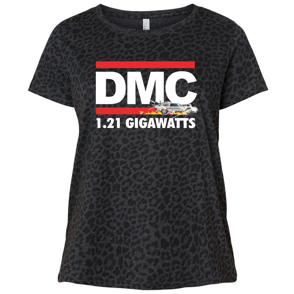 Ladies Curvy Jersey - 4ZXC7X2M - Black Leopard - 11