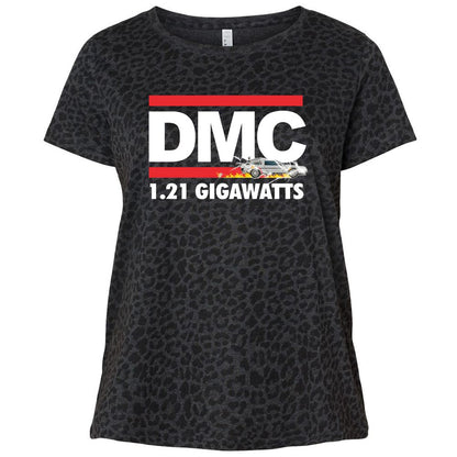 Ladies Curvy Jersey - 4ZXC7X2M - Black Leopard - 11