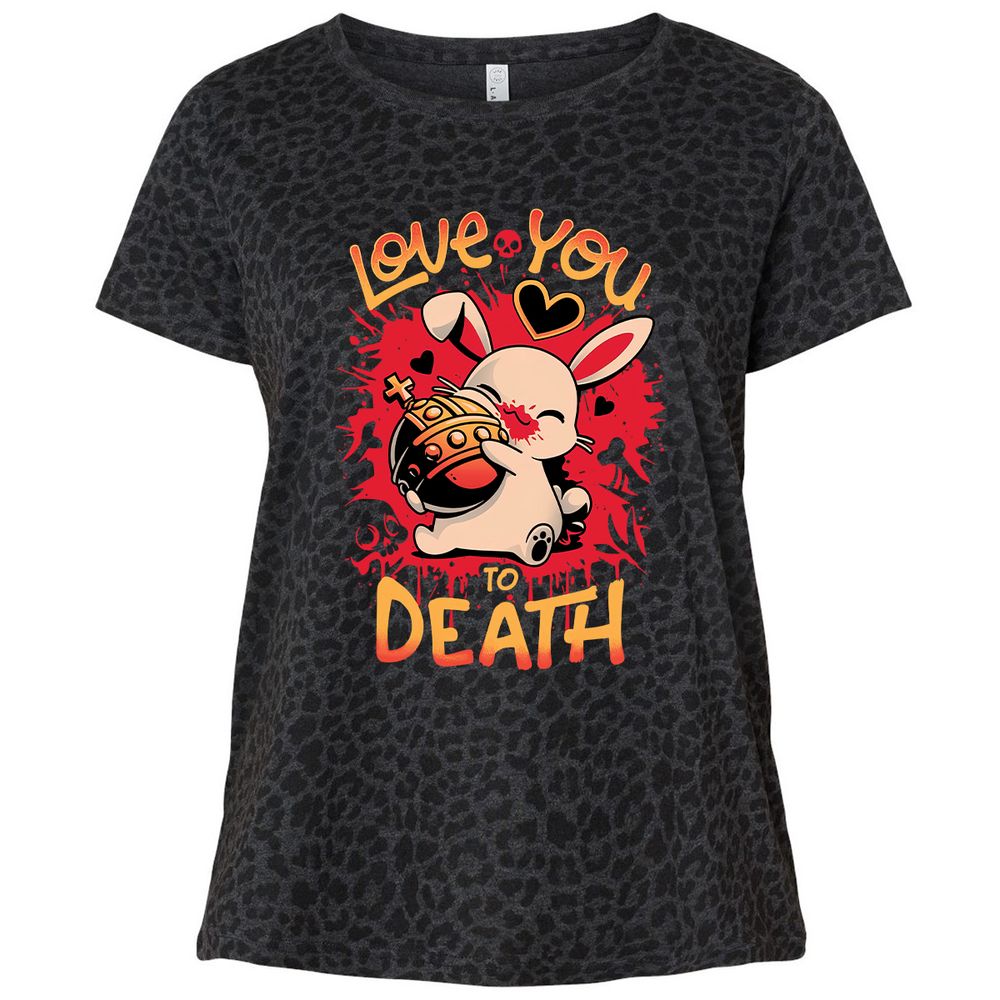 Ladies Curvy Jersey - 3XLV3DHV - Black Leopard - 11