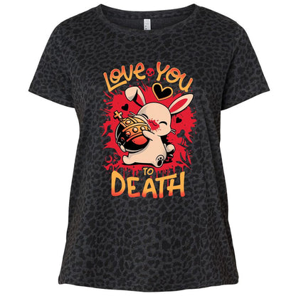 Ladies Curvy Jersey - 3XLV3DHV - Black Leopard - 11