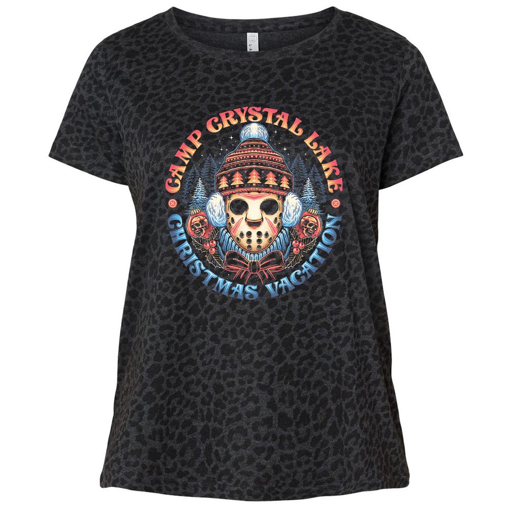 Ladies Curvy Jersey - QZ4J15B8 - Black Leopard - 11