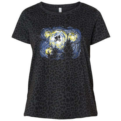 Ladies Curvy Jersey - LGF1FVMK - Black Leopard - 11